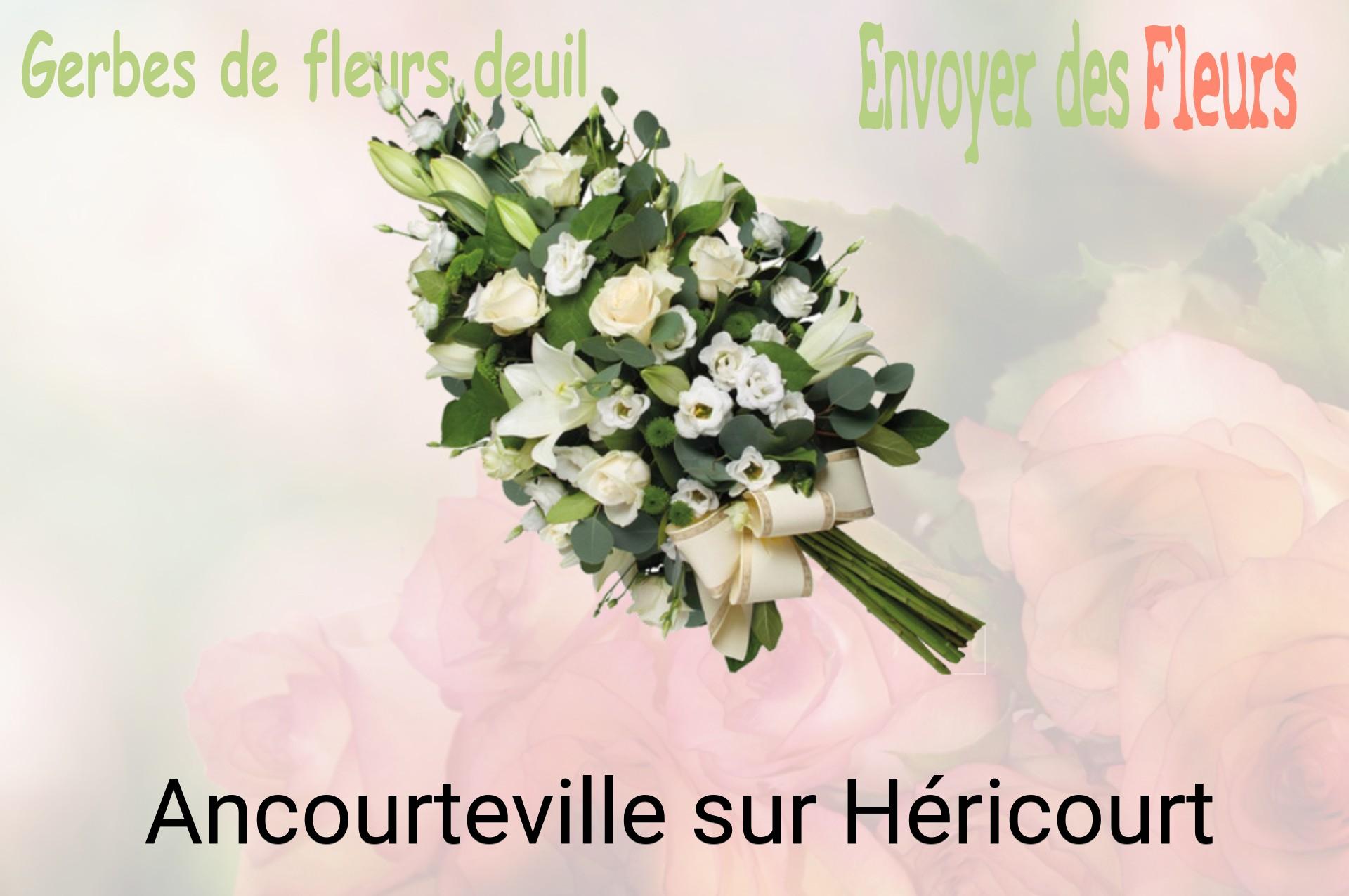 Gerbe de fleurs de deuil livrée à Ancourteville-sur-Héricourt